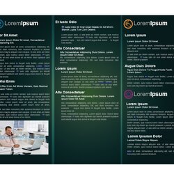 Very Good Free Brochure Templates Word Template Lab Leaflet