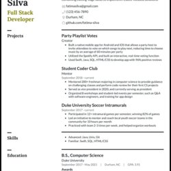 College Graduate Resumes That Got The Job In Engineering Resume Example