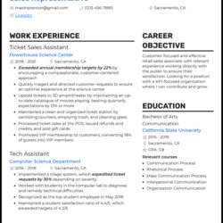 High Quality Recent College Graduate Resume Examples For Standout Example