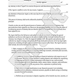 Matchless Durable Power Of Attorney Template Free Printable Documents Form Texas California Document Sample