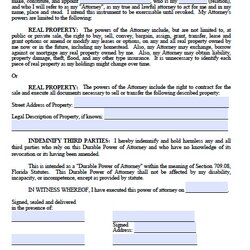 Admirable Durable Power Of Attorney Template Free Printable Documents