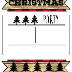 Out Of This World Christmas Party Invitation Templates Free Printable Paper Trail Design Invite Lumberjack