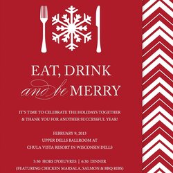 Matchless Formal Christmas Party Invitation Wording