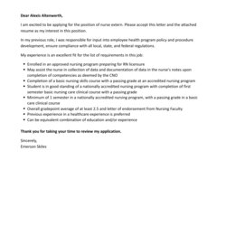 Superlative Nurse Cover Letter Velvet Jobs Template