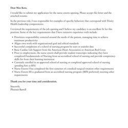 Tremendous Nurse Cover Letter Velvet Jobs Template