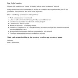 Exceptional Nurse Cover Letter Velvet Jobs Template