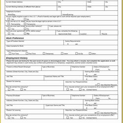 Great Free Employment Application Template California Of Best Ideas About Printable Job Blank Applications