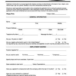 Wizard Printable Employment Application Form California Templates Inside Corporations