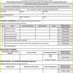 The Highest Standard Free Employment Application Template California Job Form Templates Printable Format Of