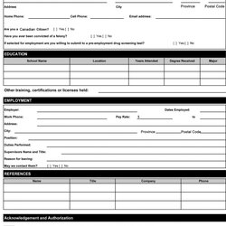 Fine Employment Application California Template Fearsome Sample