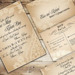 Superb Free Download Templates For Vintage Wedding Invitations Invites