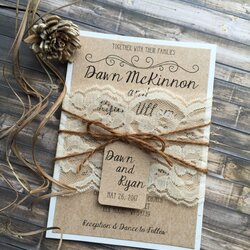 Preeminent Rustic Wedding Invitation Vintage Elegant Invitations Barn Lace Templates Wording