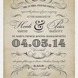 Peerless Vintage Wedding Invitation Templates Template Reception Vector Card Format Sister Wordings Sample