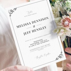Eminent Download Printable Simple Vintage Wedding Invitation Invitations Template