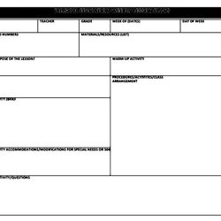 Wonderful Sample Physical Education Lesson Plan Template