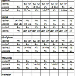 Worthy Monthly Shift Schedule Templates Free Word Format Download Template Employee