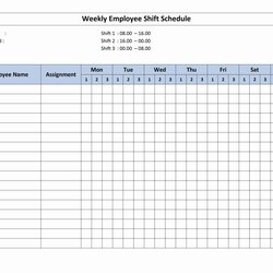 High Quality Free Monthly Work Schedule Template Weekly Employee Hour Shift Printable Fri Mon Templates