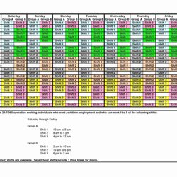 Very Good Monthly Employee Shift Schedule Template Unique Elegant