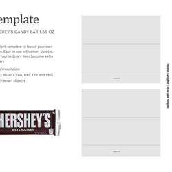 Very Good Candy Bar Template Silhouette Studio By Hershey