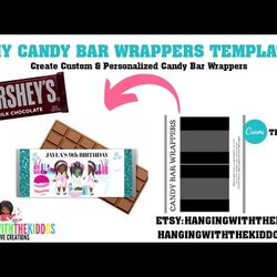 Marvelous Word Candy Bar Wrapper Template