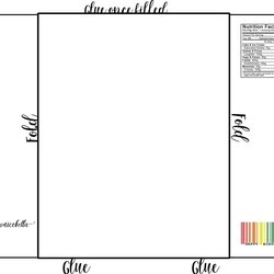 Peerless Free Blank Candy Bar Wrapper Template Collection Full Size Printable Wrappers Templates