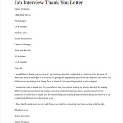 Free Sample Thank You For The Interview Letter Templates In Ms Word Job Note Template Example Email After