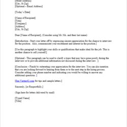 Smashing Free Interview Thank You Letter Template Samples Templates Job Examples Sample After Professional