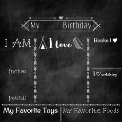 High Quality Free Birthday Chalkboard Template Formidable Concept