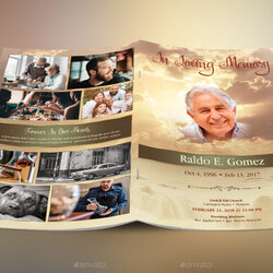 Terrific Free Funeral Program Template Forever Preview