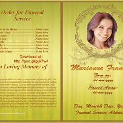 Funeral Program Template Publisher Free Of Best Word Templates Ms Beautiful Microsoft Letterhead Memorial