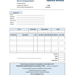 Peerless Template Of Invoice For Services Rendered Service