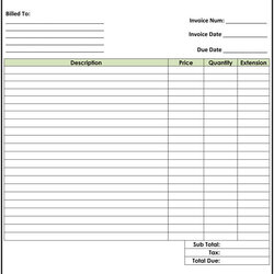 Great Free Invoice Templates Editable With Excel And Word Template Commercial Printable Format Microsoft