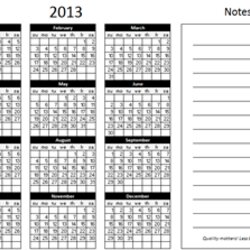 Free Excel Calendar Template