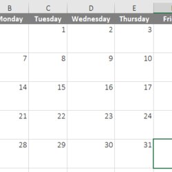 Magnificent Excel Calendar Template How To Create In