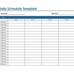Super Excel Date Schedule Template Printable Form Templates And Letter