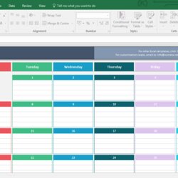 Peerless Excel Calendar Template Free Printable Spreadsheet Monthly Templates Microsoft Budget Graph Schedule