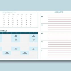 High Quality Excel Monthly Calendar Template