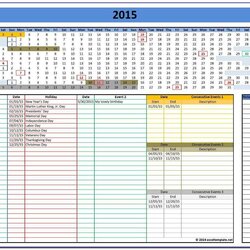 Wonderful Excel Calendar Template Templates For Microsoft