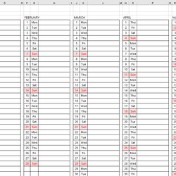 Champion Simple Excel Calendar Template Web Studio En