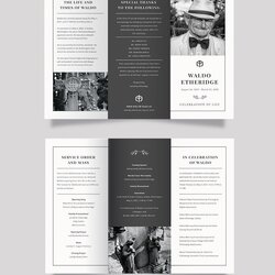 Spiffing Free Celebration Of Life Brochure Template Download In Word Google Editable Funeral Fold
