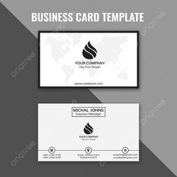 Smashing Simple Visiting Card Design Template Download On Image