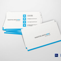 Fine Simple Business Card Design Template In Word Publisher Cards Premium Templates Executive Designs