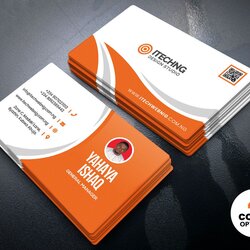 Perfect Simple Business Card By Visiting Freebies Creatives Template