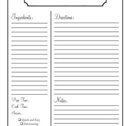 Smashing Charming And Santa Barbara Wedding Planner Recipe Book Templates Template Printable Blank Cards Word