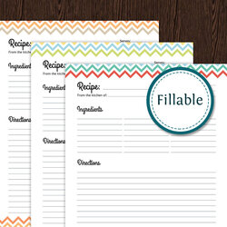 Out Of This World Full Page Recipe Template For Word Business Card Printable Templates Binder Book Editable