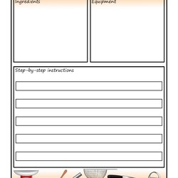 Exceptional Google Doc Recipe Template Free Printable Card