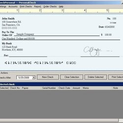 Capital Free Check Printing Template Personal Software Checks Print Writing Bank Make Blank Business Payroll