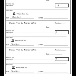 Cool Free Business Check Printing Template Checks Resume