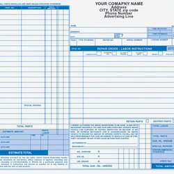 Superlative Auto Repair Work Order Template Free Download Orders Automotive Forms Form