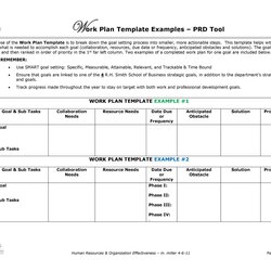 The Highest Quality Work Plan Great Templates Samples Excel Word Template Sample Individual Document Kb